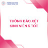 THÔNG BÁO XÉT SINH VIÊN 5 TỐT