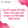 Thông báo kế hoạch thu học phí lớp Cao đẳng Y sĩ đa khoa (25/09/2025)