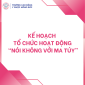 KẾ HOẠCH  TỔ CHỨC HOẠT ĐỘNG  “NÓI KHÔNG VỚI MA TÚY”
