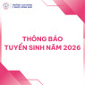 THÔNG BÁO TUYỂN SINH NĂM 2026