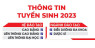 Tuyển sinh đợt 01 năm học 2023